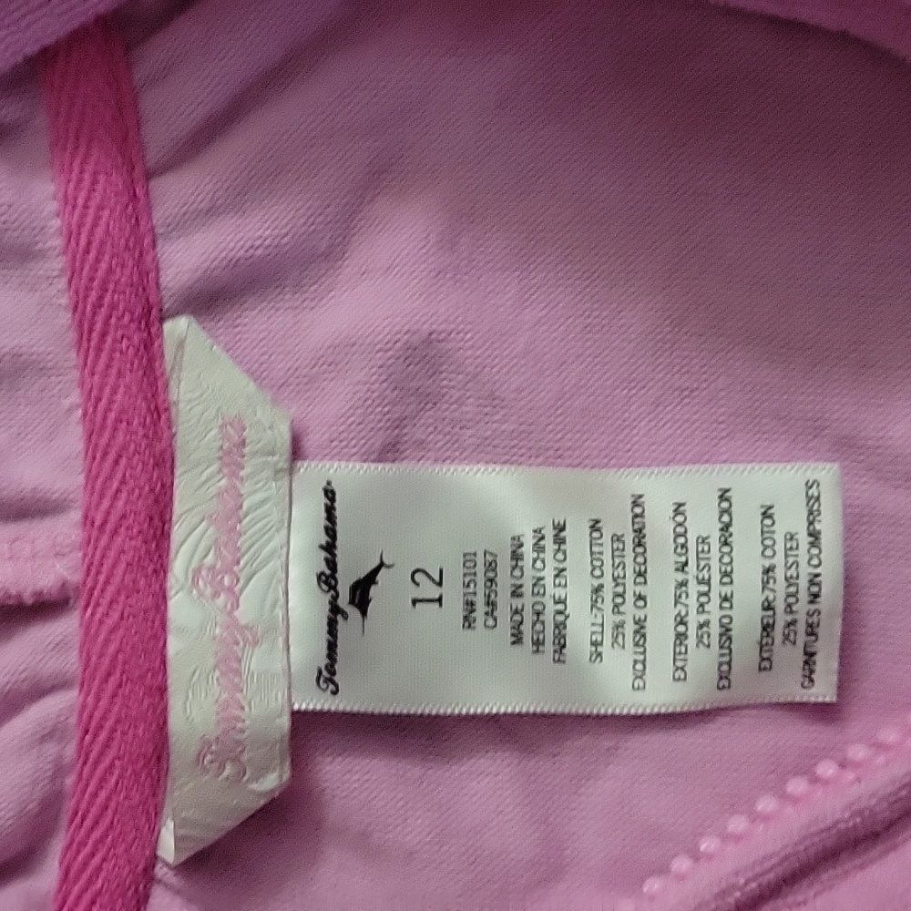 Tommy Bahama Girls Hooded Terry Cloth Swim Cover Up Dress - Picture 3 of 3